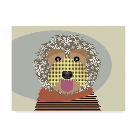 Trademark Fine Art Lanre Adefioye 'Labradoodle' Canvas Art, 14x19 ALI31031-C1419GG
